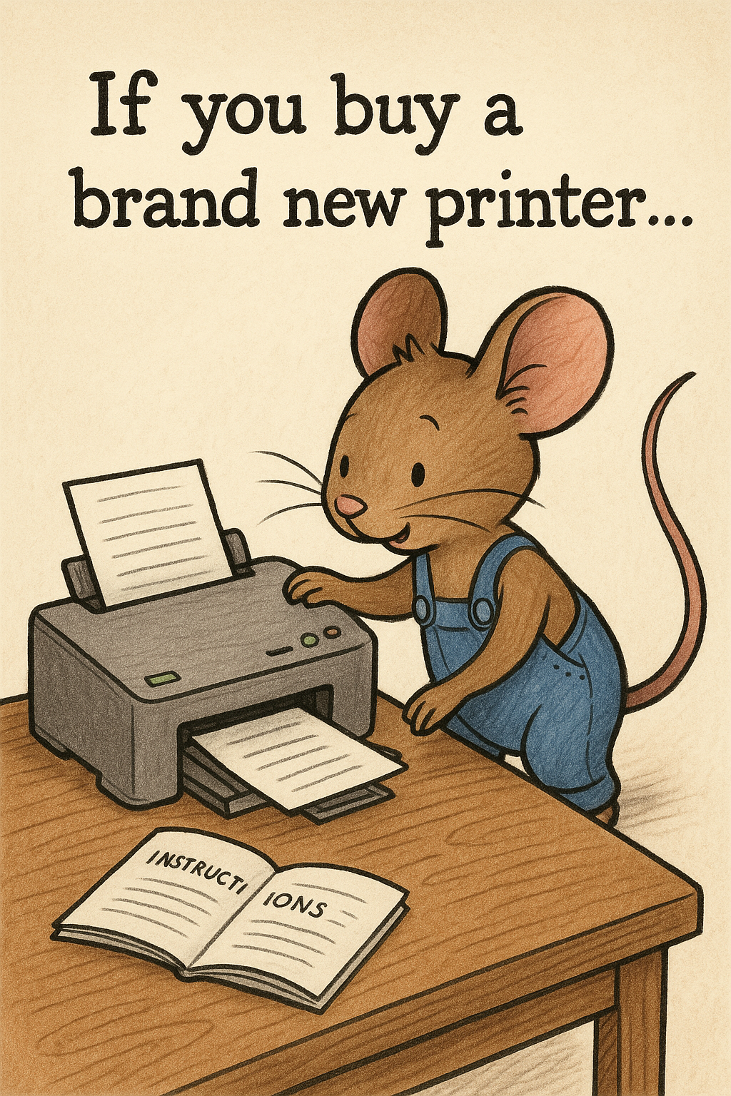 Read more about the article If you buy a brand new printer…